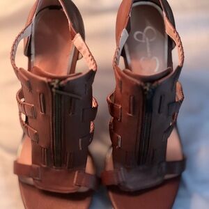 Brown Leather Women's Sandals